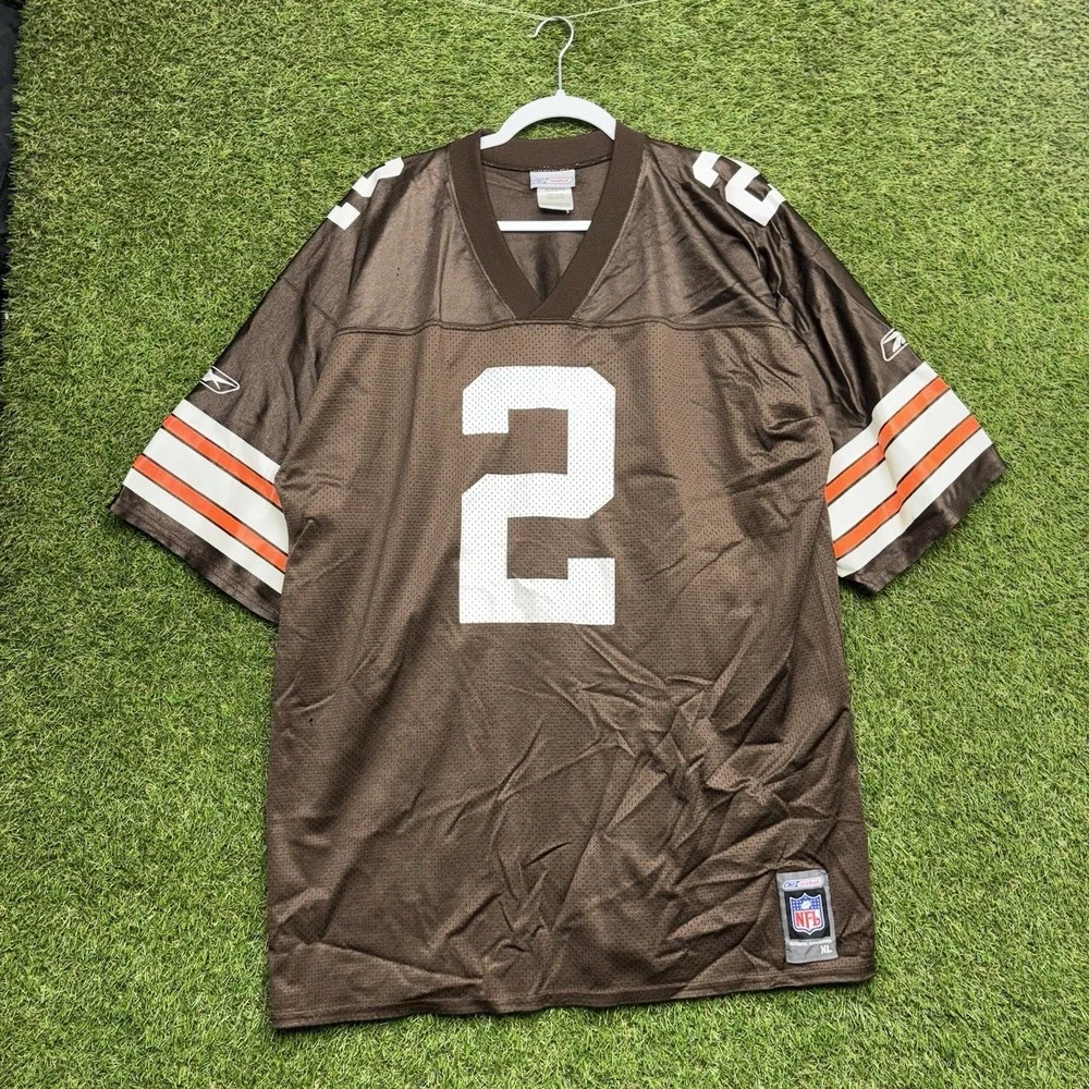 Reebok Cleveland Browns Jersey Mens XL Brown Tim Couch #2 Football Sportswear